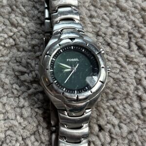 Fossil Women's Stainless Steel Analog Watch Green Dial